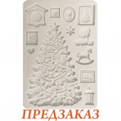 Силиконовая форма для моделирования Stamperia KACMA621 "Рождественская ёлка", А5, толщина 7мм
